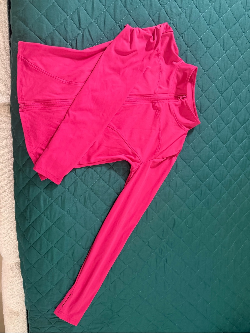 Hot Pink Zip-Front Active Jacket - Women's Lightweight Workout Top